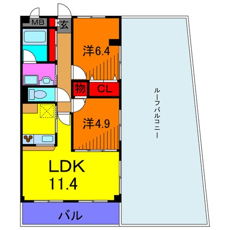 フォーレスト北綾瀬Ⅱの物件間取画像